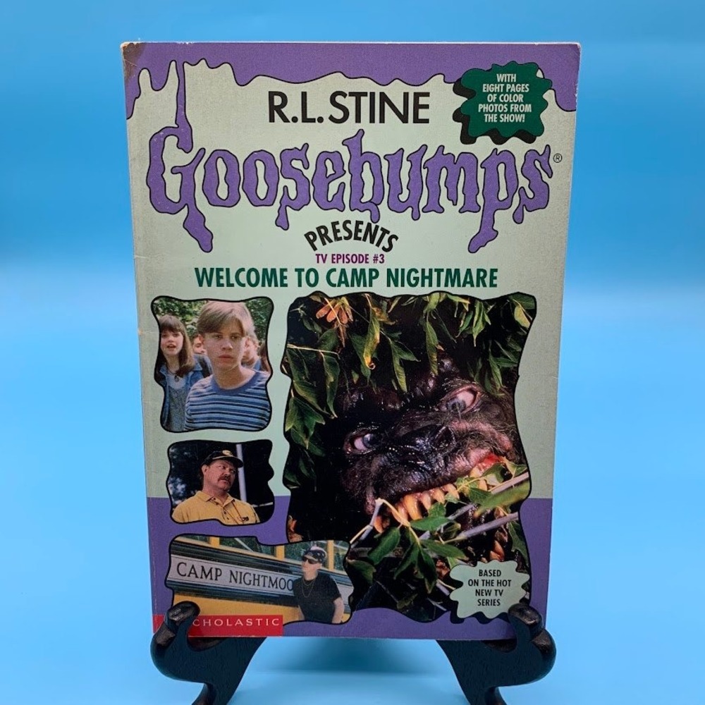 Goosebumps TV Episode 3 Welcome to Camp Nightmare Scholastic RL Stine 1st Print